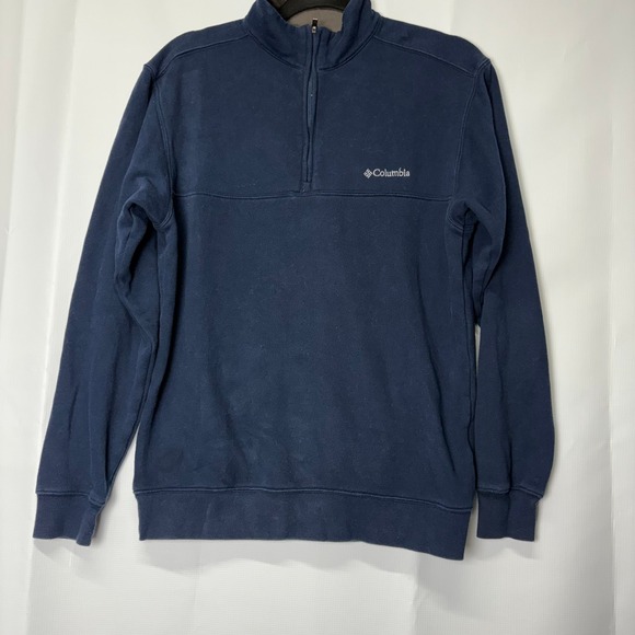 Columbia Mens Pullover Sweatshirt Quarter Zip Long Sleeve Casual Everyday Top - Picture 1 of 8
